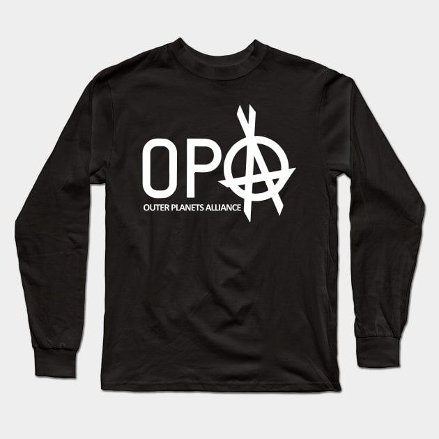 OPA aka Outer Planets Alliance Long Sleeve T-Shirt by HellraiserDesigns